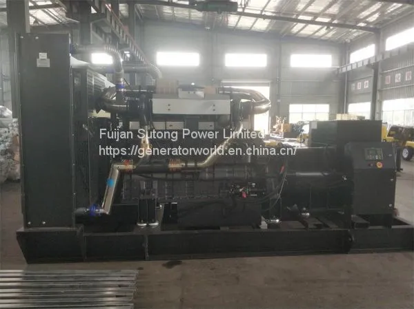 560kW SDEC Diesel Engine Generator with 1250A Change-Over Switch for Building Back-up Power Supply