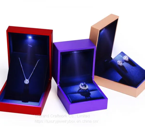 China Factory Price Square LED Ring Box With Custom Logo photo-4