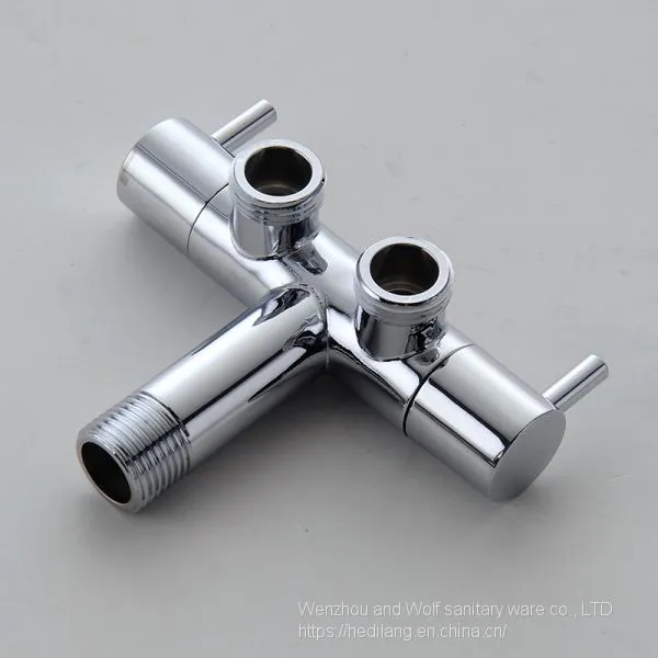 Three Way Angle Valve Water Separator Eight Valve Washing Machine Switch Triangle Valve photo-3