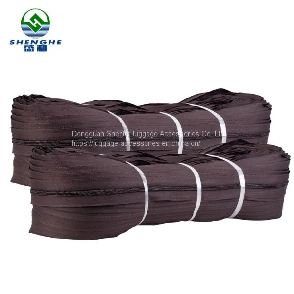 Factory Price Cheap Red Custom Nylon Zipper 8# Luggage Zipper in Rolls