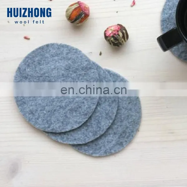 Various Shape Colors WoolFeltCupHolderCoaster photo-3