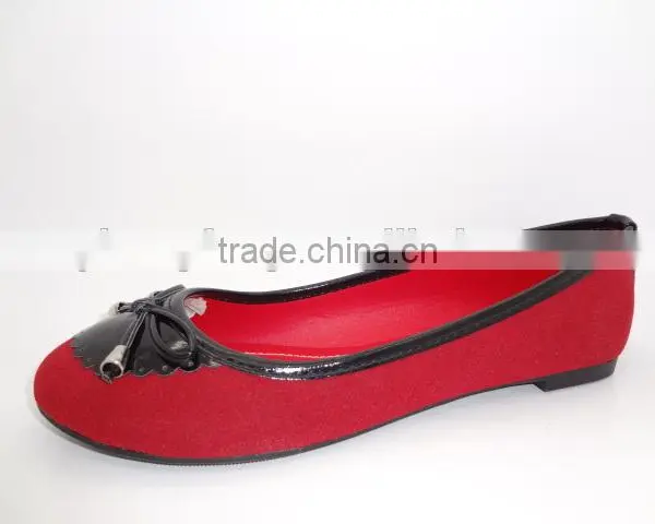 2016 New Cheapest Fashion Dance Flat Shoes Wholesale Foldable Line Dance Shoes for Woman photo-4