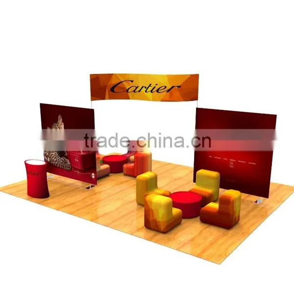 Custom Company Logo Printed Fitted Stretch Stand Display Kiosk, Display Equipment photo-3
