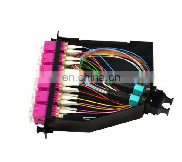 OS2 OM3 OM4 12 24 36 Fiber Optic MTP MPO LC Cassette Module photo-4