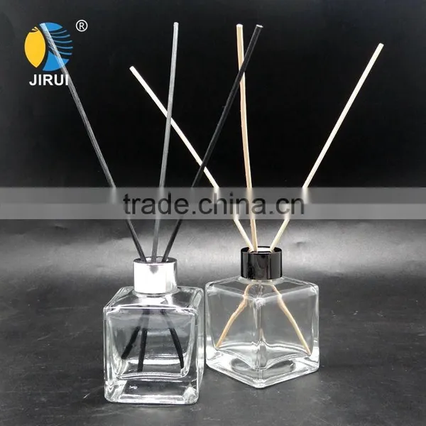 135ml Square Natural Scent Reed Diffuser Glass Bottle With Aluminum Cap Glass Diffuser Bottle Supplier's Choice photo-5