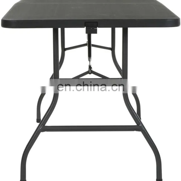 6ft Outdoor Furniture Dining Folding Table Events Picnic Rectangle Plastic Tables Portable Plastic Folding Tables photo-5