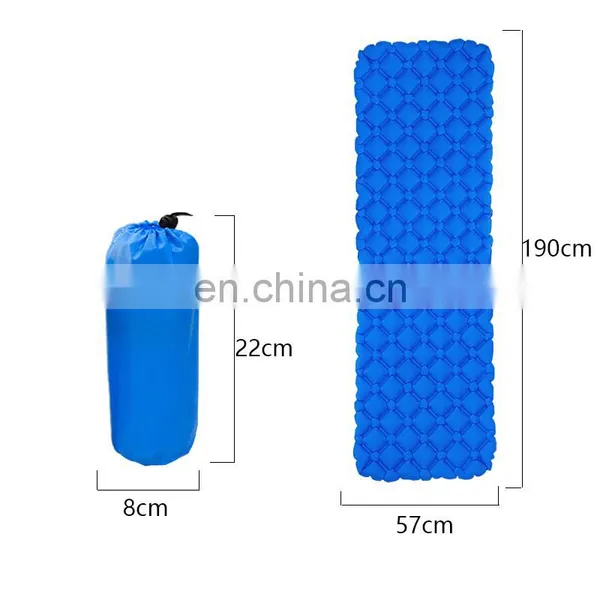 Winter Inflating Insulated Sleeping Pad Mat Mattress For Camping Camp Inflatable Outdoor Sleeping Pad photo-2