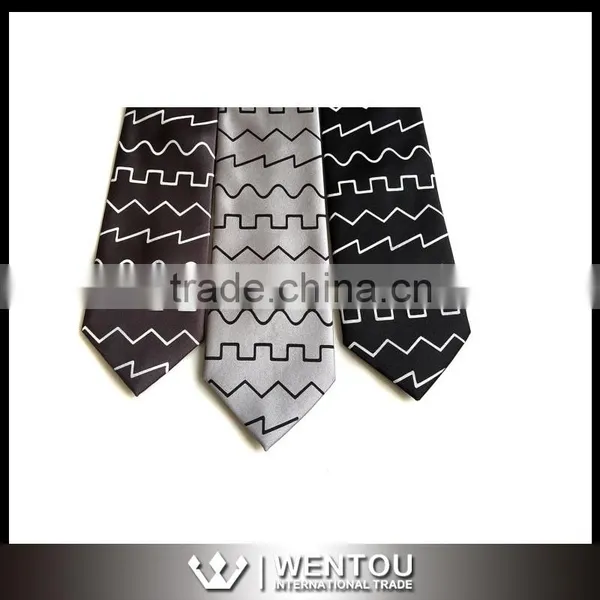 Oscillator Multi-Colored Easter Gift Silk Men Necktie photo-2