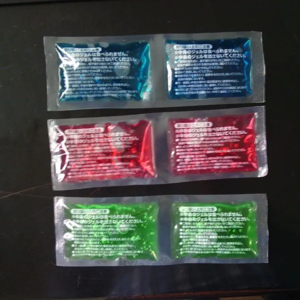 50g Mini Ice Gel Pack for Chocolate or Ice Cream With Japanese Printing photo-3