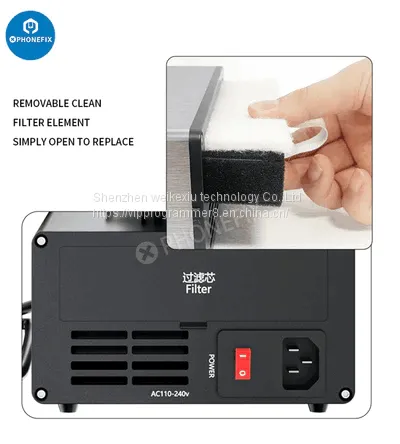 TBK D201 Constant Temperature Soldering Station With Fume Extractor photo-2