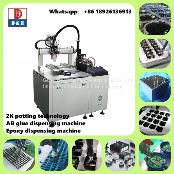 Automatic CNC Auto Epoxy Dispenser ab Glue Dispensing Machine for Capacitor Production photo-3