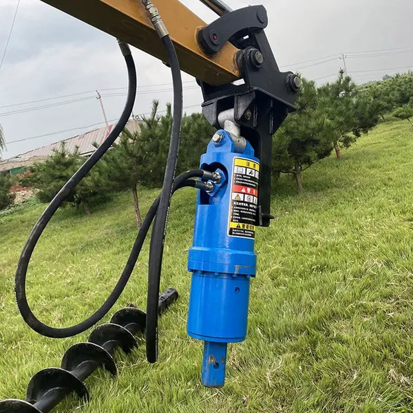 Photovoltaic Pile Driving ZX-6000 Portable Auger Drilling Machine 80-260Bar Pit Excavation Auger Drilling photo-6