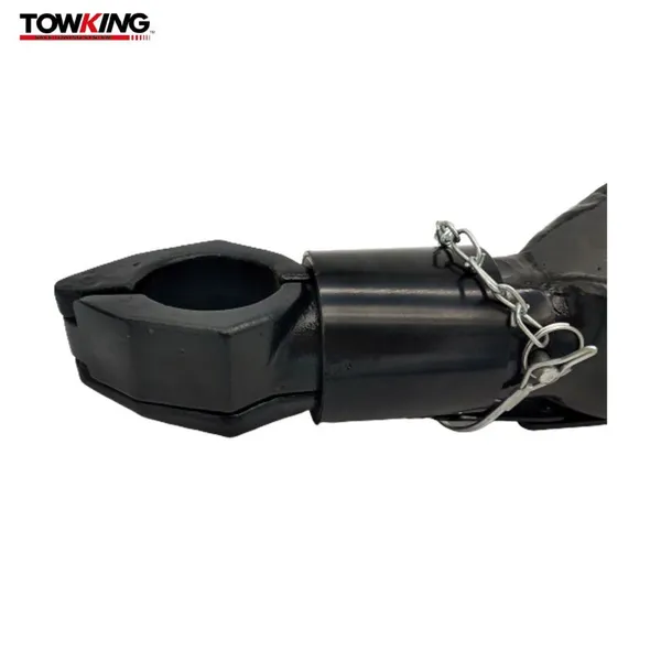 TOWKING 7000lbs Black Ball Size 2 Inch Sleeve Lock Trailer Coupler photo-3