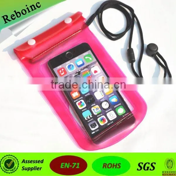 Waterproof Phone Bag China Wholesale Fashion Glitter Sparkling Stars Quicksand Green Pink photo-4