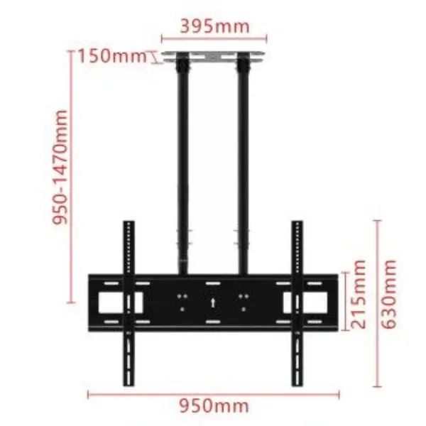 Quality Strong Movable and Fixed TV Bracket and Screen Hang Frame or Movable Stand photo-3
