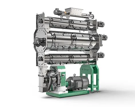 6-12tph SZLH420D Feed Pellet Mill+double Opening Conditioner+retentioner