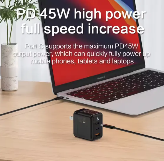 65W Fast Charging Adapter EU Plug GaN Technology, Over-Temperature Protection photo-4