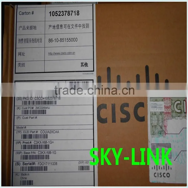 Cisco Brand New Original C3KX-NM-1G photo-4