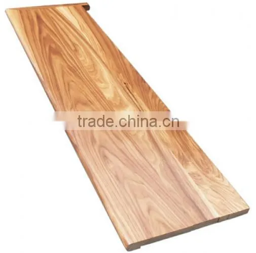 Prefinished Black Walnut Stair Treads Cover With Left Returns photo-2