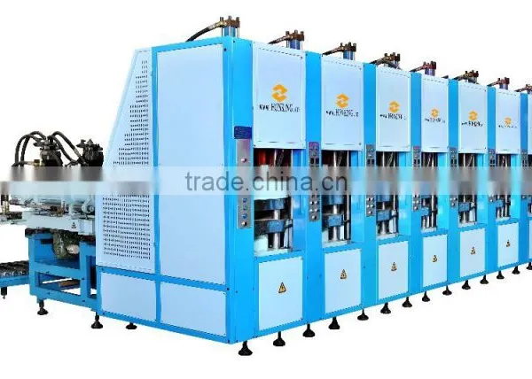 HM-128 2 Station Single Color Eva Sole Injection Machine photo-3