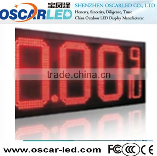 Optional Size & Single Color Led Digital Gas Station Programming Sign Led Display photo-5