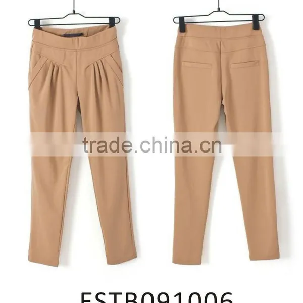 Ladies Cotton Ruffle Formal Fashion Modal Pants