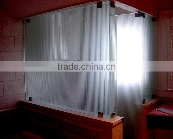 8mm Patterned Glass/ Acid Etched Glass for Shower Room/ Glass Door photo-4