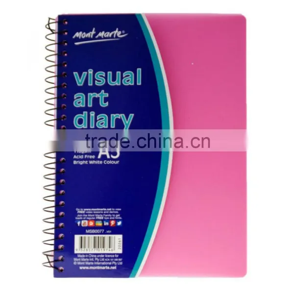 Mont Marte Visual Art Diary PP Coloured Cover A5 photo-2