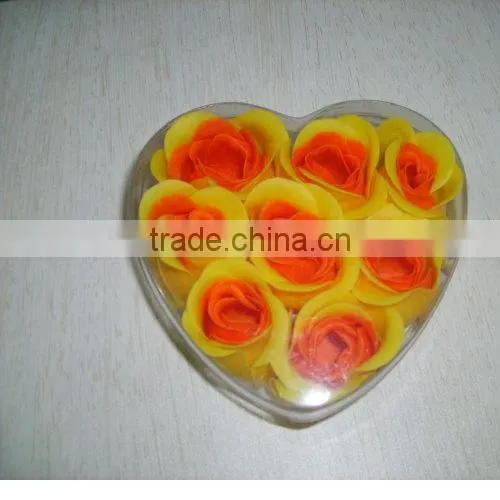 Rose Petal Soap With Heart Shape Box photo-5