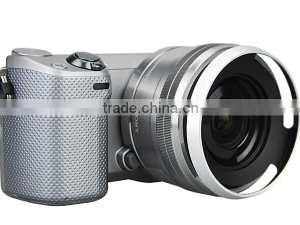 JJC LH-S1650 SILVER 40.5mm Metal Lens Hood For Sony Vented Lens Hood 40.5mm For Camera photo-3