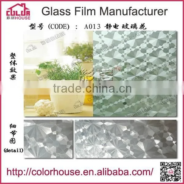 Etched Protective Film for Window Stained Glass Window Film