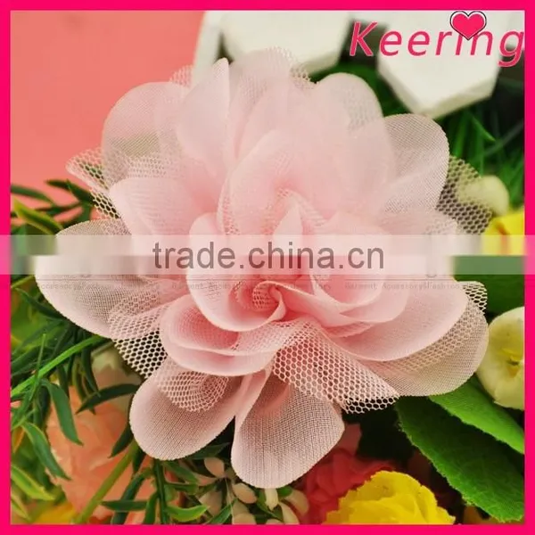 Cheap Wholesale Artificial Chiffon Flower Making Decoration WBF-100 photo-3