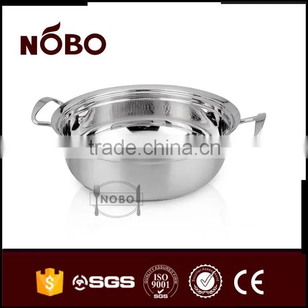 China Factory Stainless Steel Soup Pot With Glass Lid photo-2