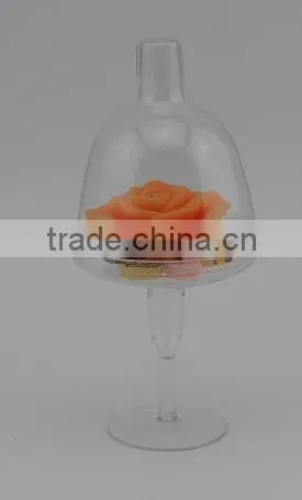 Colored Wholesale Tableware PS Plastic Tableware 2 Pcs Clear Goblet Cup photo-2