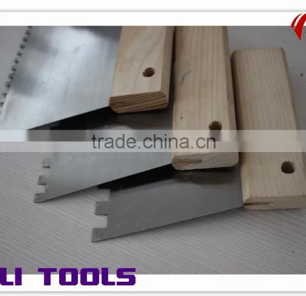 Teeth Blade Tools / Carbon Steel Blade Scraper With Wooden Handle photo-5