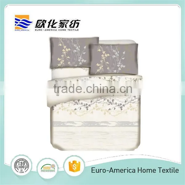 Wholesale 100% Cotton Plain White Bed Sheet Comforter Set photo-3