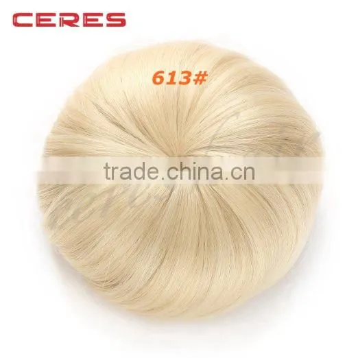 Synthetic Hair Bun Extension Donut Chignon Hairpiece Wig photo-3