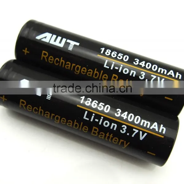 AWT 18650 3400mah Large Capacity Battery LED Flashlight ST-SC3405DCR-5W G700 Flashlight AWT 18650 photo-2
