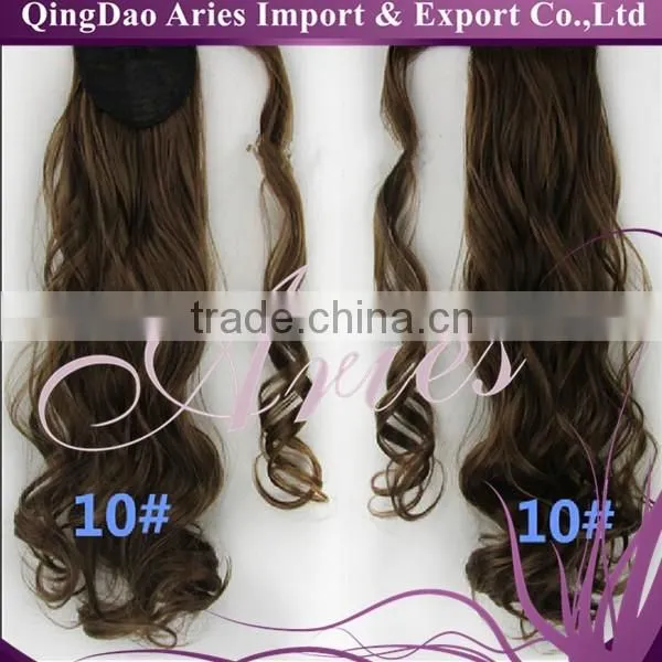 Pony Tail Hairpiece Colorful Hair Piece Synthetic Magic Ponytail Hair Extension,wavy Long Ponytails for Women photo-6