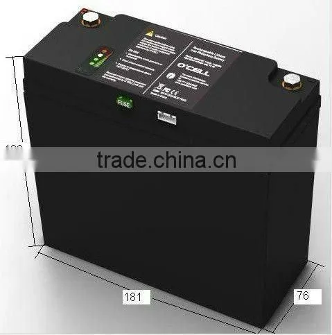 12V 20ah golf cart golf trolley battery with led lighit and communications interface