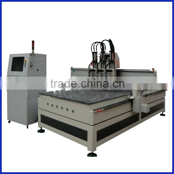 multi-spindle carving machine with tool change system