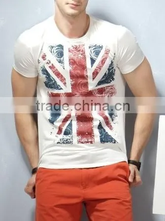 Cotton Short Sleeve T-shirt in Summer for Top Fashion Men t Shirt photo-2