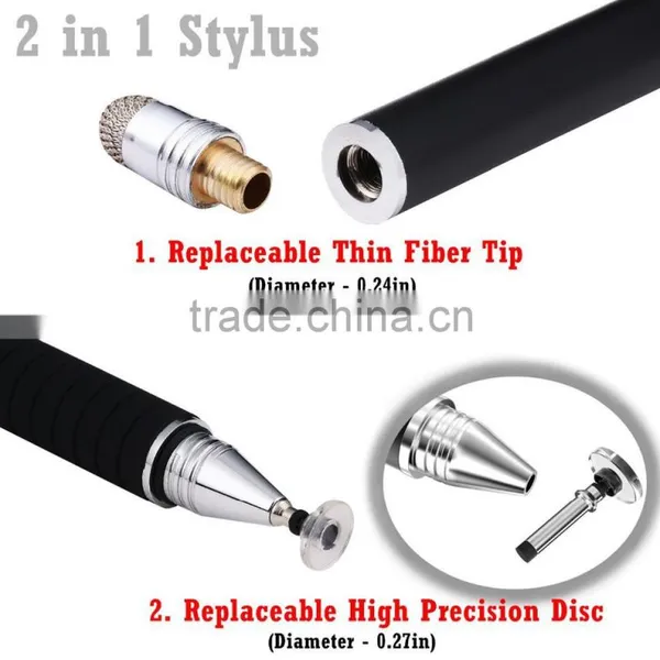 2-in-1 Universal Stylus and Ballpoint Pens - Multi-function Accessories for Tablet / Cell Phone Touch Screen Including IPad Air photo-2