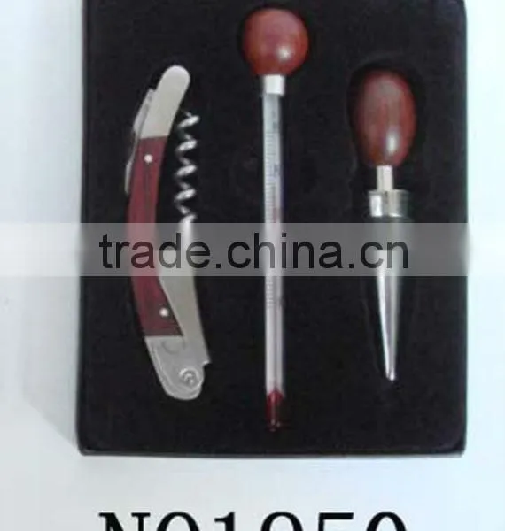 Wooden Box Wine Opener Set Wine Corkscrew Set Wooden Box Wine Corkscrew Set