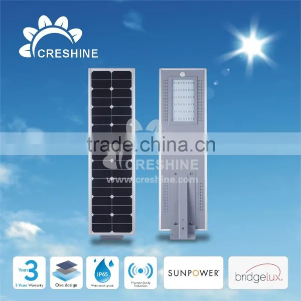 Cheap Integrated Solar LED Street Lamp /All in One Solar Street Lamp 30W photo-3