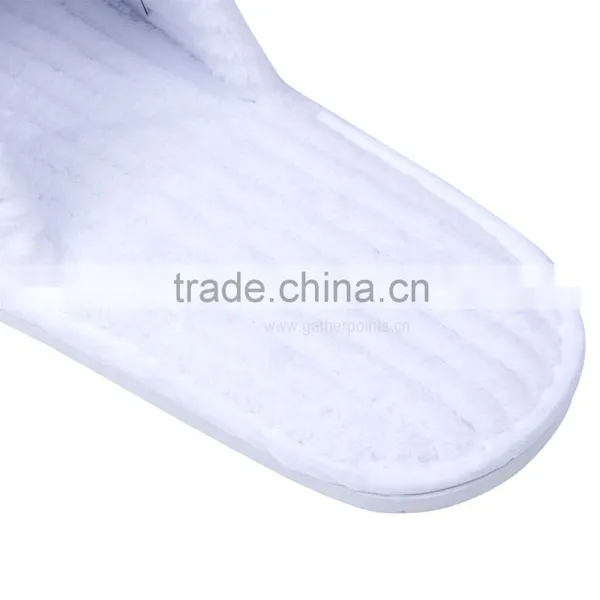 Cotton Fabric Warm Men Fancy Bedroom Custom Hotel Slippers photo-6