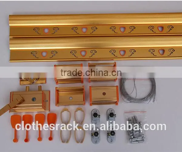 2016 New Arriving Hand Lifting Aluminum and Stainless Steel Mounted Clothes Drying Rack photo-5