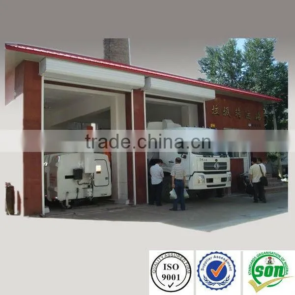 Horizontally Lifting Compression Garbage Transfer Station