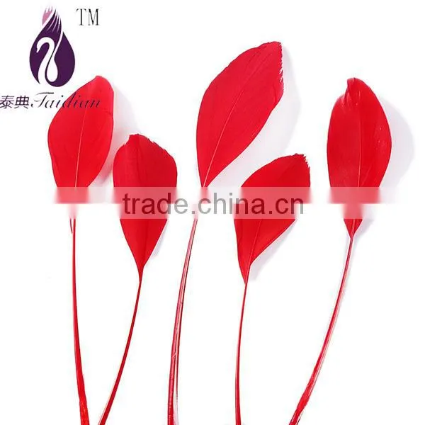Purple Pheasant Chicken Feathers,Dyed Single Feather for Hair/clothing/party Decoration photo-3