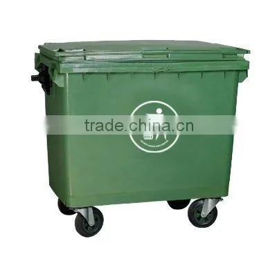 Outdoor 660liter Garbage Bin With 4 Wheels photo-3